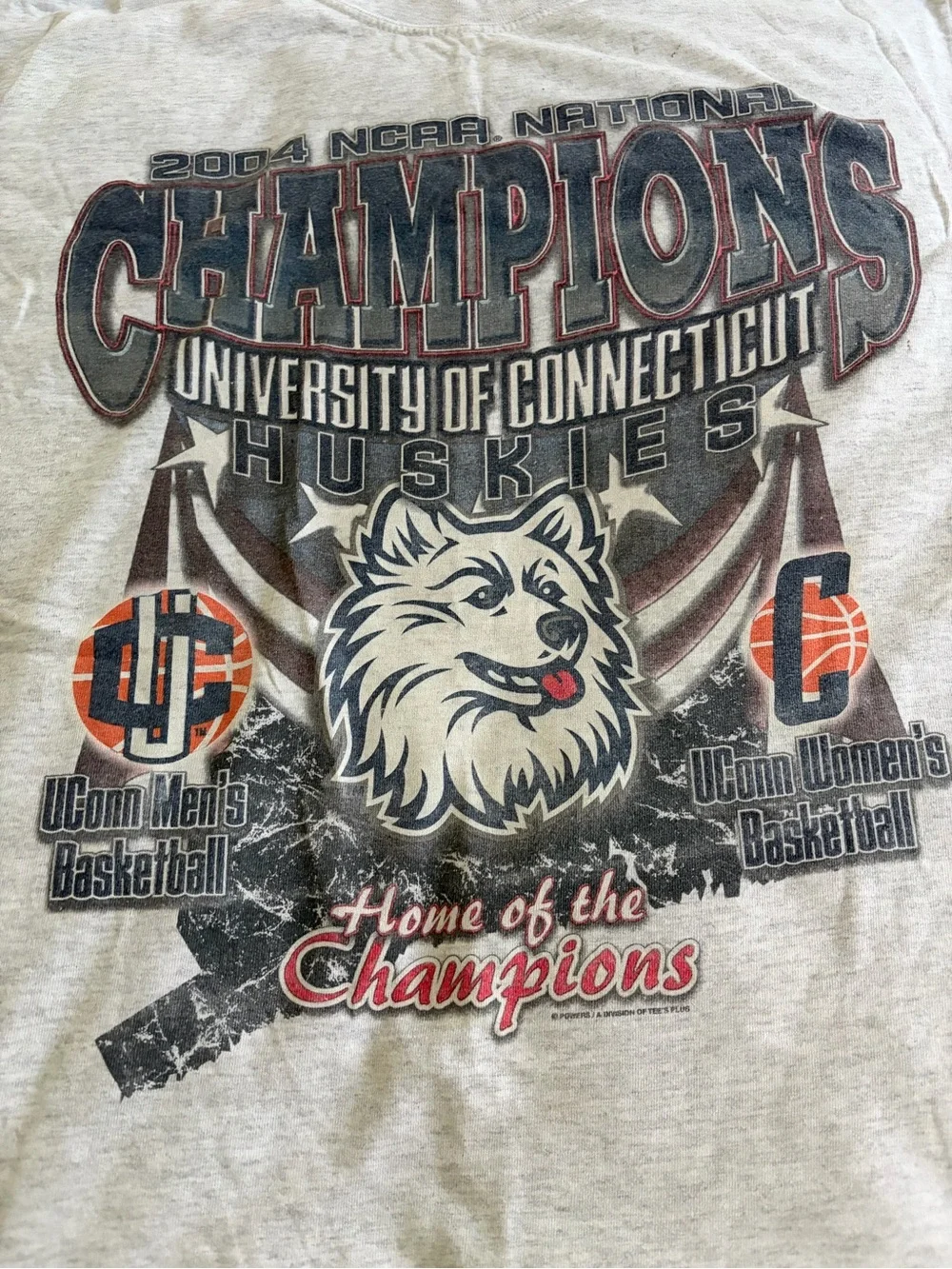 Assorted Nike/Champion UCONN Lady Huskies tshirts from 2004-2016